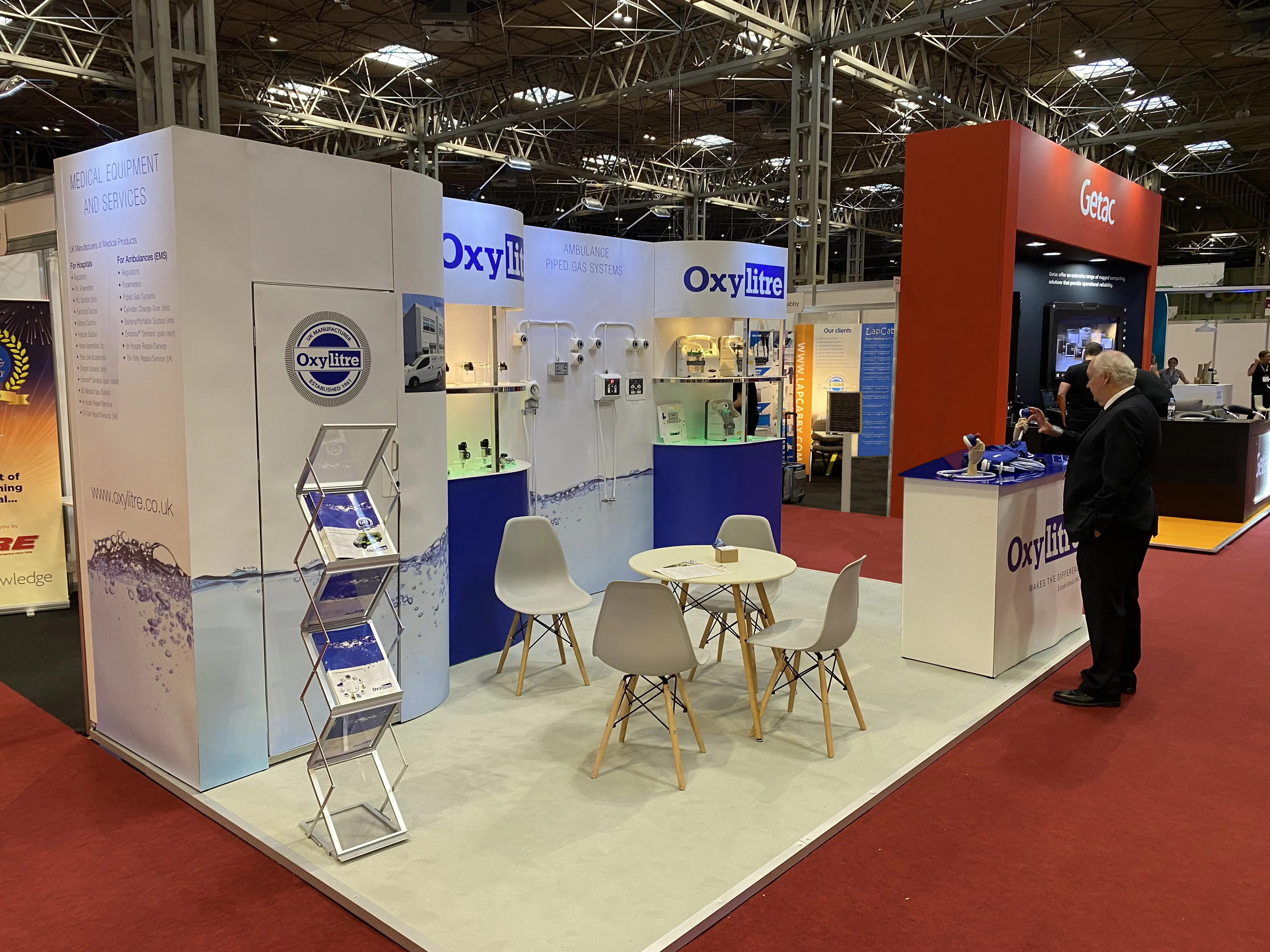 oxylitre exhibition stand