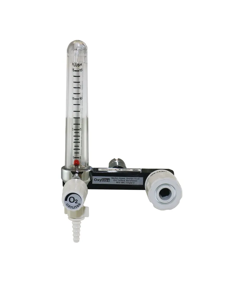 Standard Pipeline Flowmeter Oxygen 0-15Lpm and oxygen self sealing valve