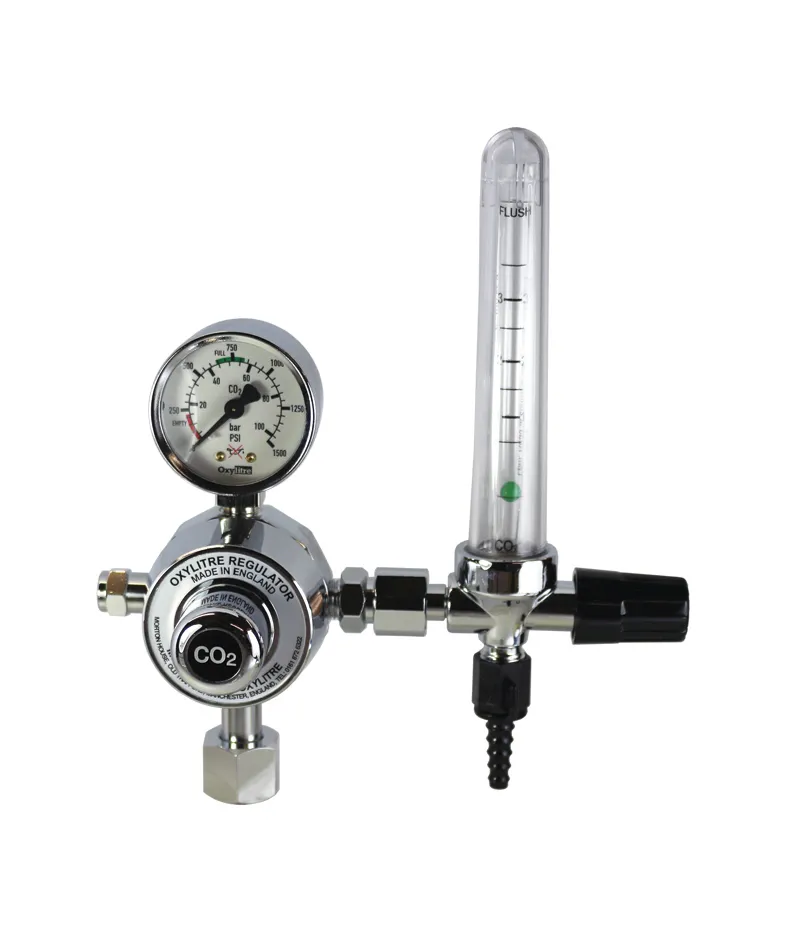 Medical Pressure Regulator & Flowmeter Carbon Dioxide 0-3lpm