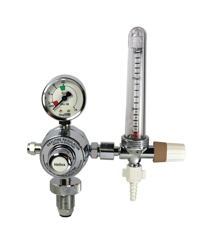 Medical Pressure Regulator & Flowmeter Heliox