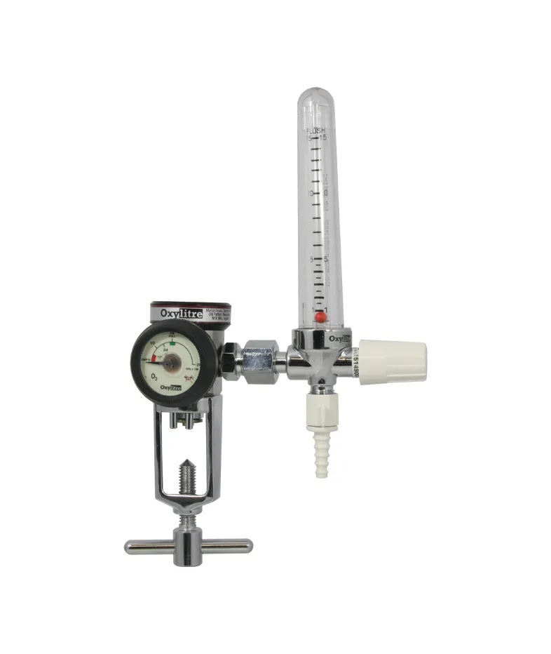 Compact Regulator and brass flowmeter oxygen