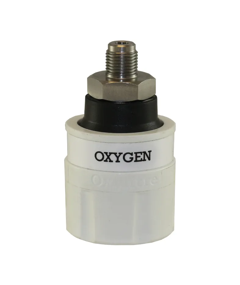Oxygen self sealing valve with 1/8 bsp male fitting
