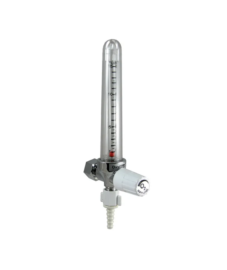 Standard single Flowmeter without probe 0-15 Litres Per Min Oxygen
