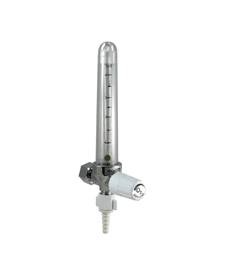 Standard single Flowmeter without probe  0-4 Litres Per Min Oxygen