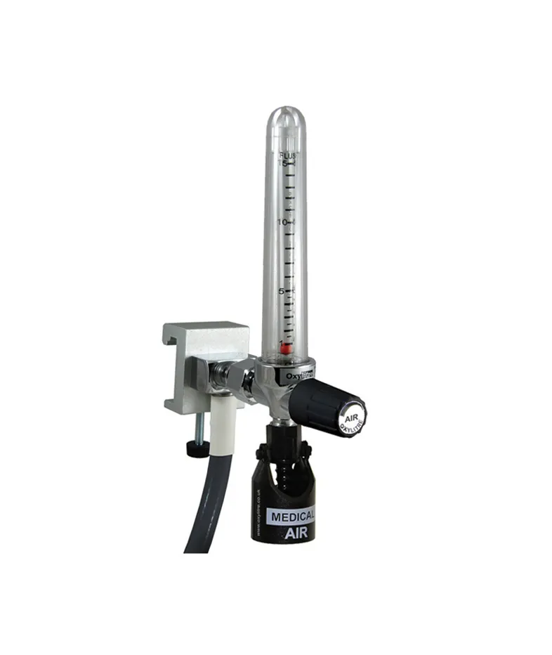 Standard single Flowmeter rail mounted 0-15 Litres Per Min Medical Air 4 Bar