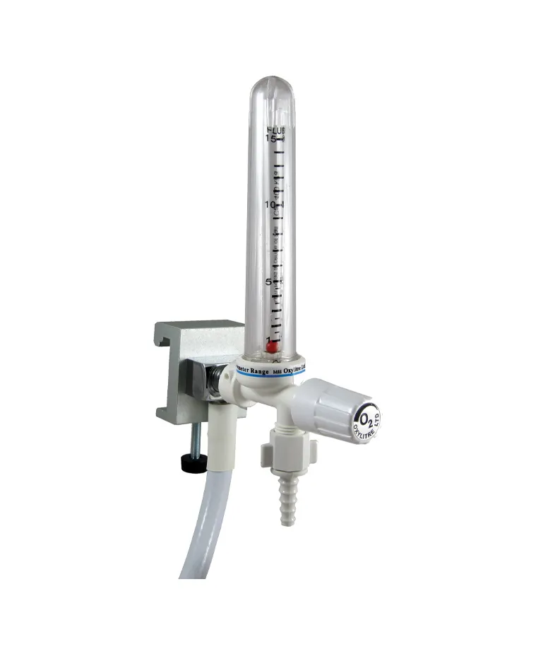 Compact single Flowmeter 0-15 Litres Per Min Oxygen Universal rail mounted