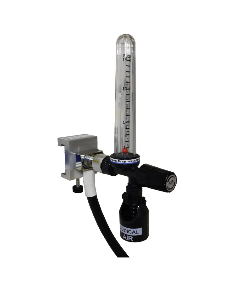 Compact single Flowmeter 0-15 Litres Per Min Medical Air 4 Bar Universal rail mounted