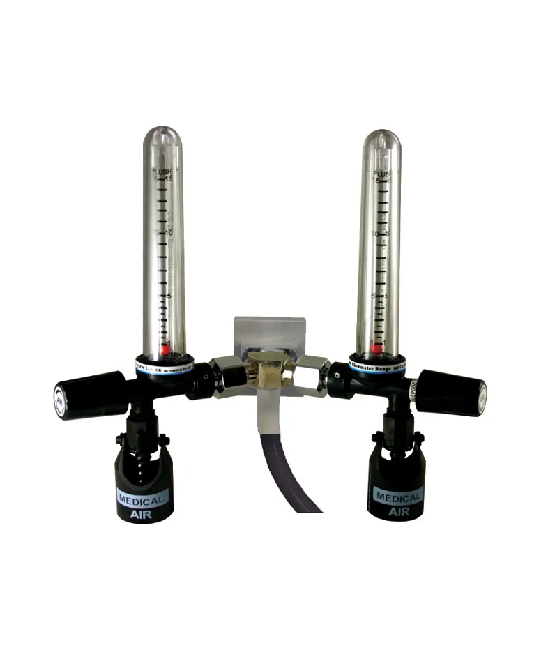 Twin Pipeline Flowmeter Rail Mounted Air