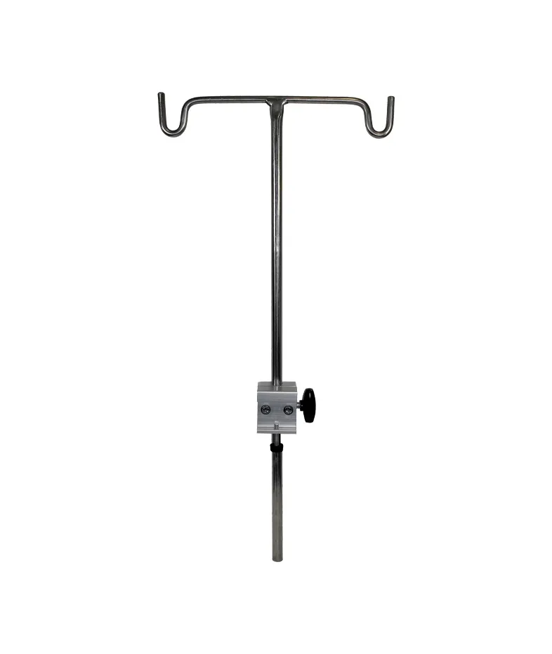 Rail Mounted drip stand two hook