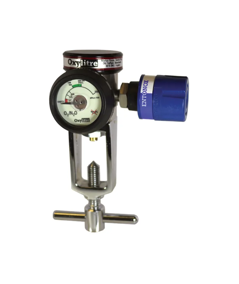 Compact Regulator Pin-Index and Self Sealing Valve Entonox®