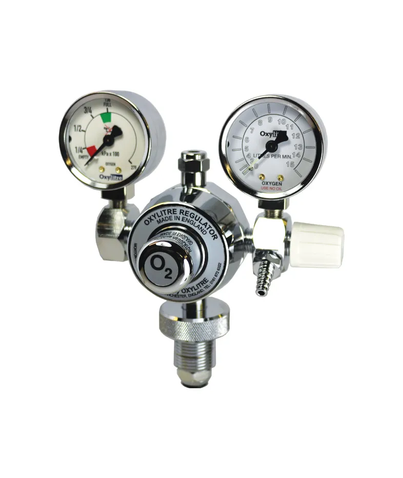 Medical Pressure Regulator Twin Gauge Oxygen