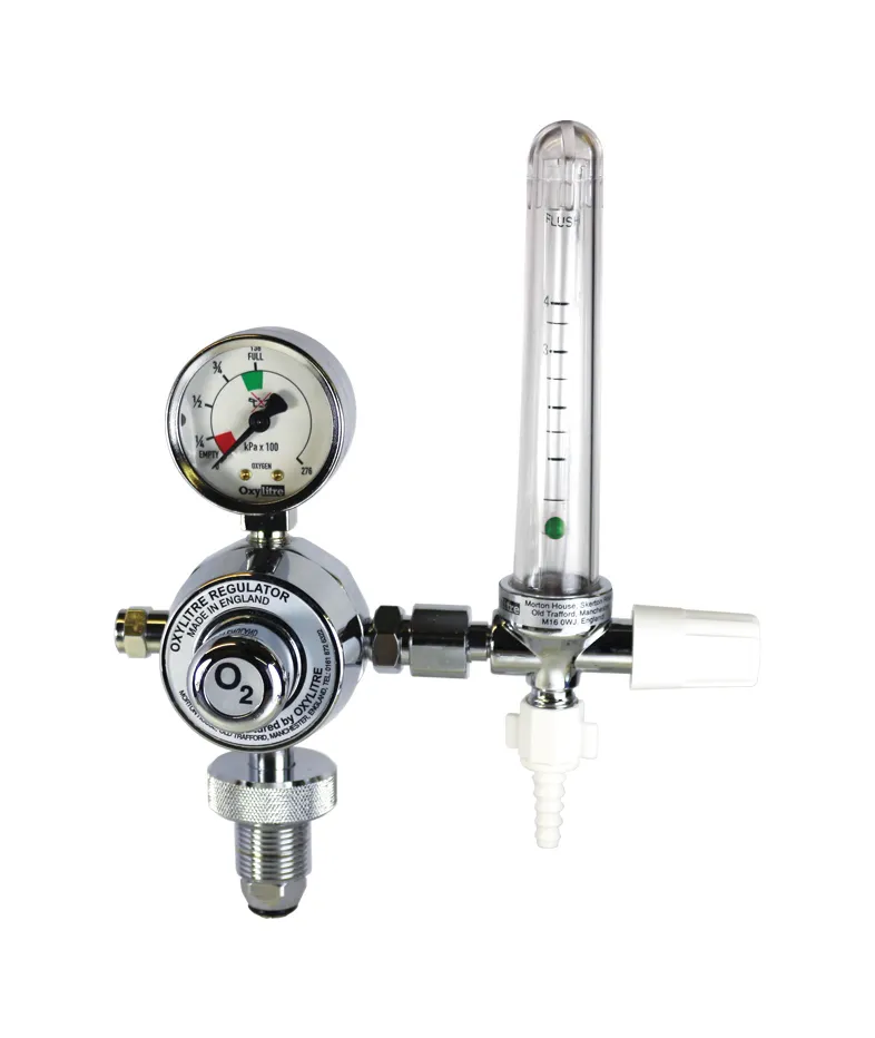 Regulator & Flowmeter Oxygen 0-4lpm