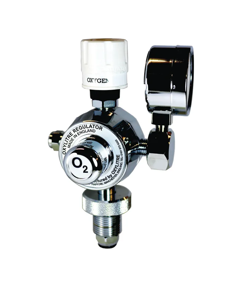 Medical Pressure Regulator & Vertical Self Sealing Valve Oxygen