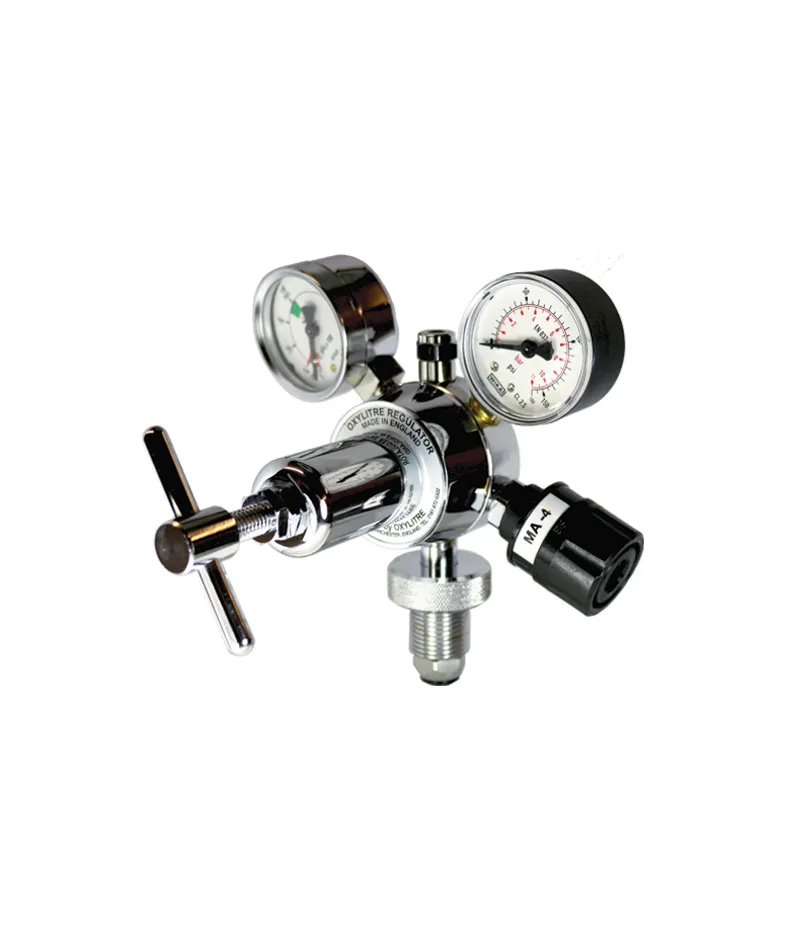 High Pressure Regulator Twin Gauge