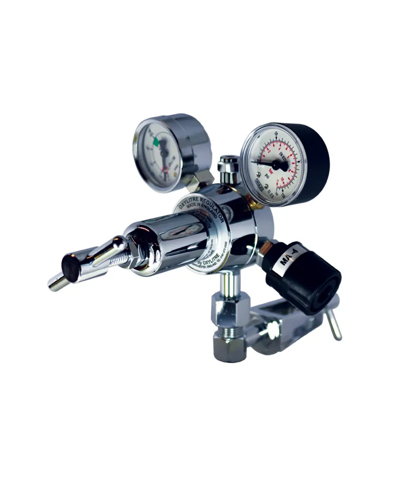 Regulator High Pressure Medical Air 4 Bar with a Pin-Index Fitting