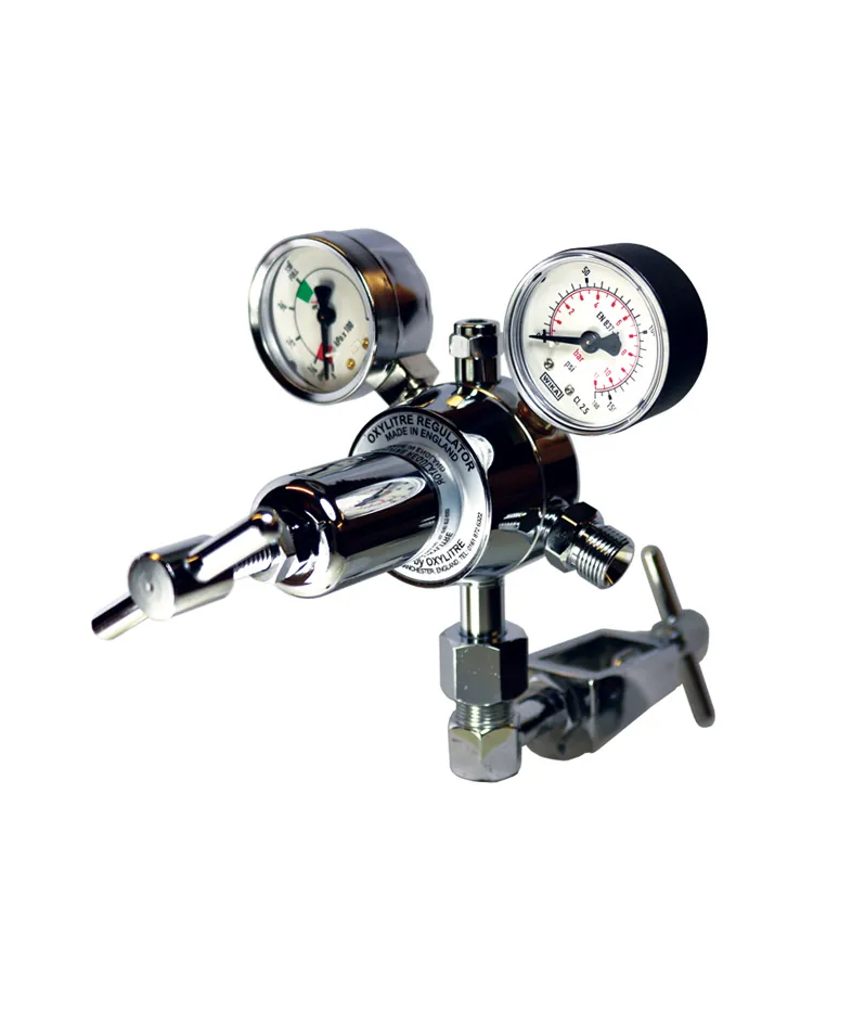 High Pressure Regulator Twin Gauge