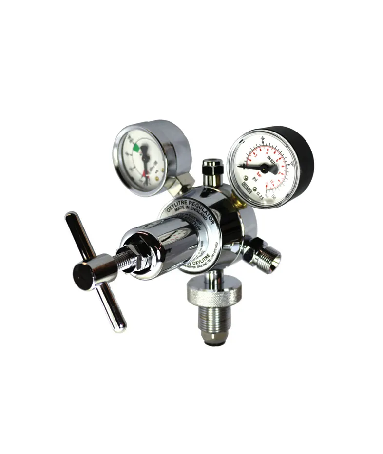 High Pressure Regulator Twin Gauge