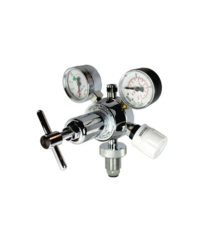 High Pressure Regulator Twin Gauge