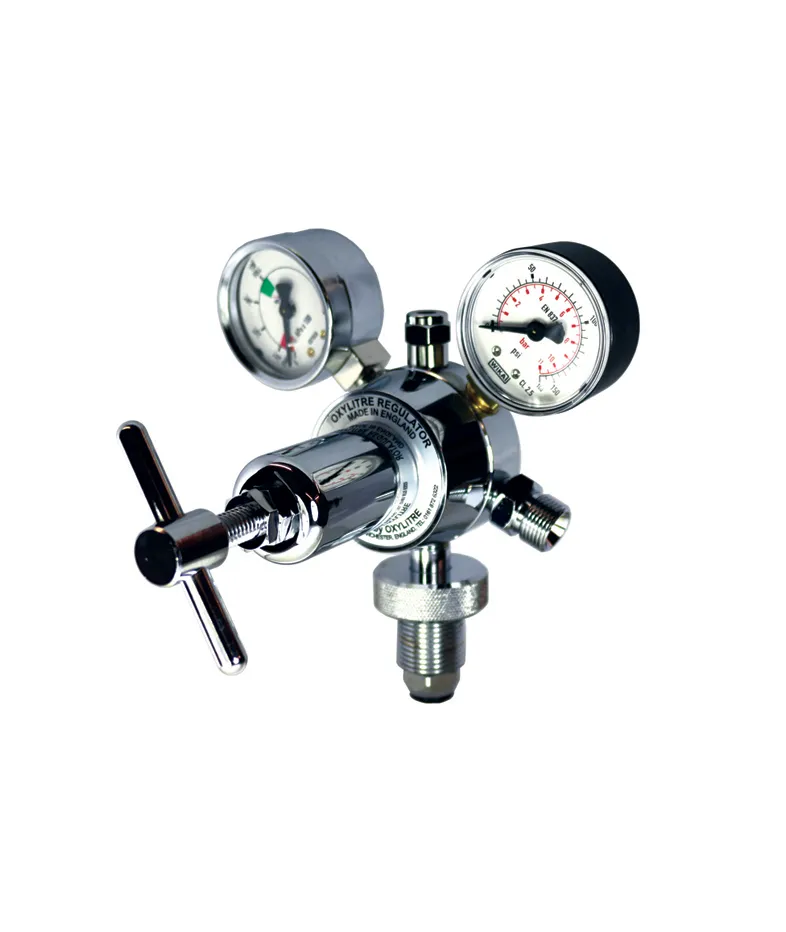 Medical Pressure Regulator High Pressure Oxygen With a 3/8bsp Outlet