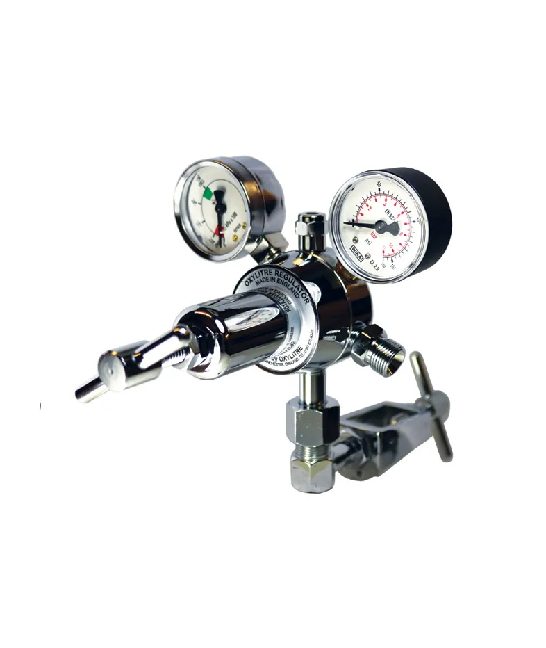 Regulator High Pressure Oxygen With a 3/8bsp Outlet with a Pin-Index Cylinder Fitting