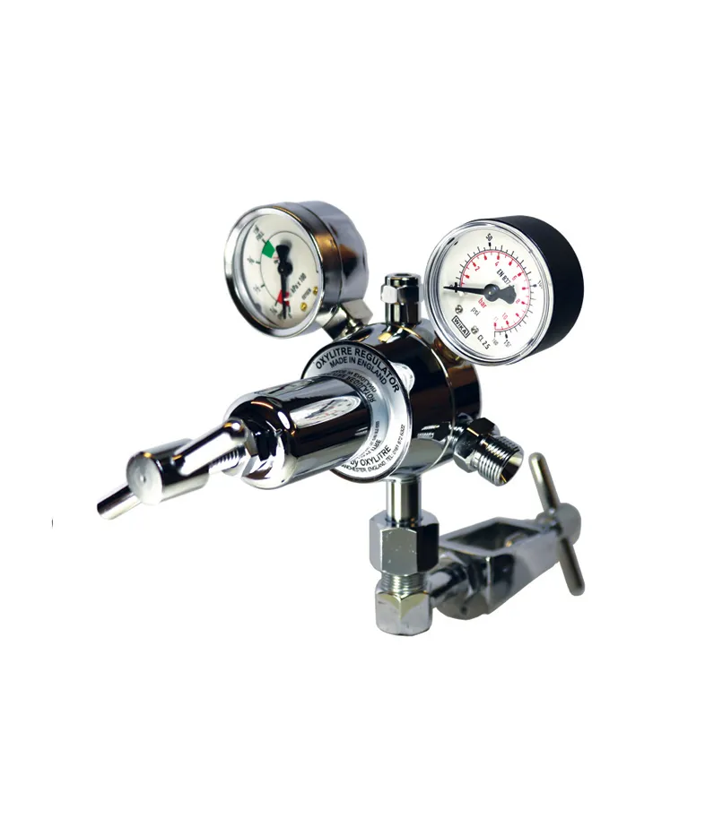 High Pressure Regulator Twin Gauge