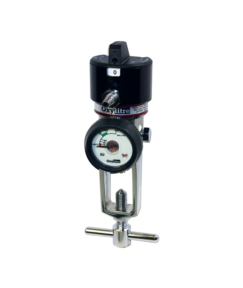 Compact Select-A-Flow Regulator Bullnose Medical Air 4 Bar