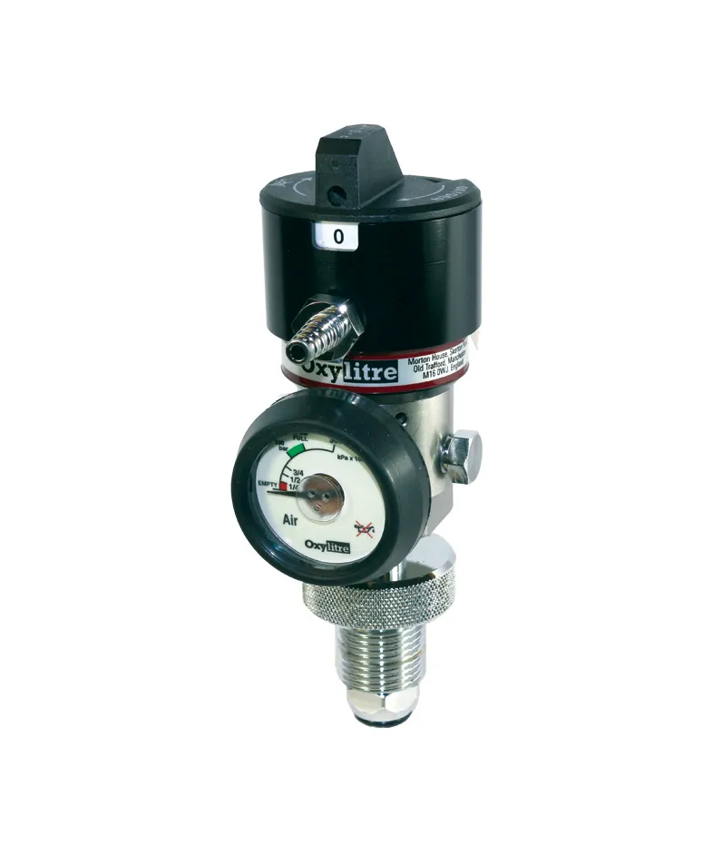 200 Bar Compact Select-A-Flow Regulator Bullnose Medical Air 4 Bar