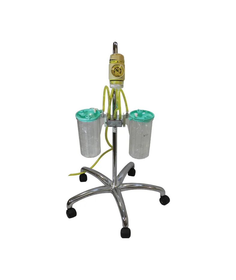 'elite' Medical pipeline Theatre suction trolley SERRES Jar & Liner System