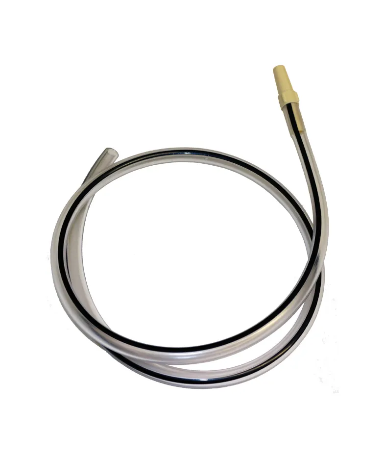 Male Tapered Connector clear tube 1m