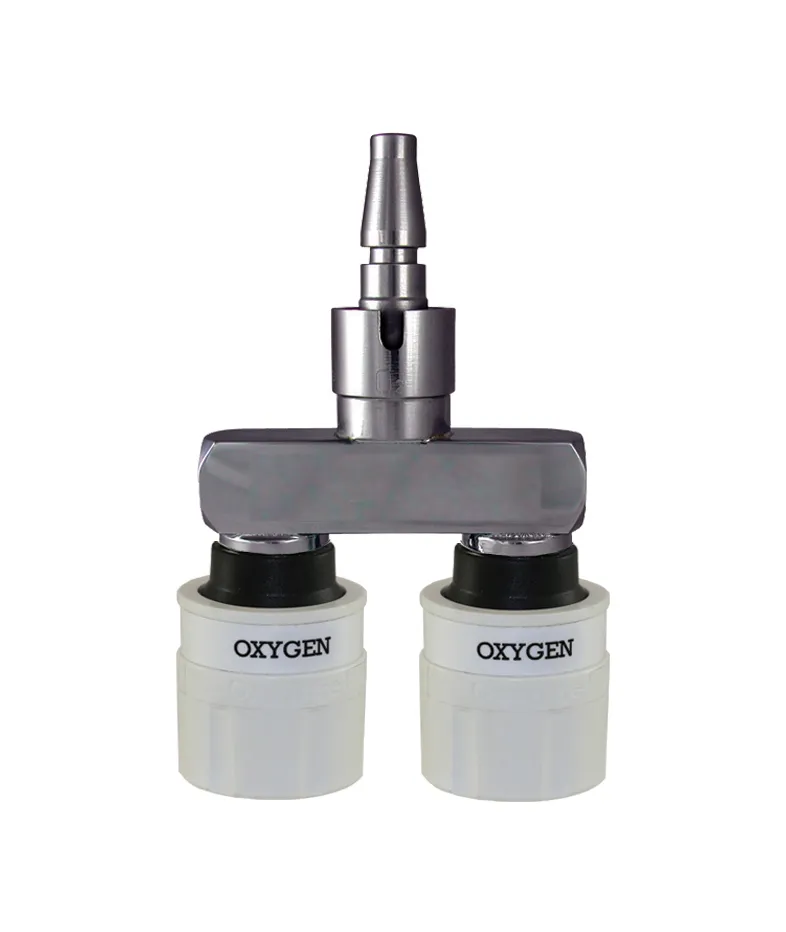 Oxygen twin adaptor